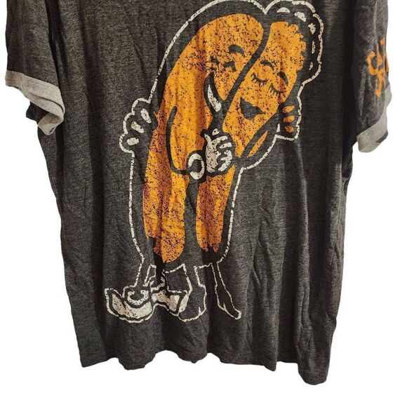 American Road Trip Retro Style Cozy Dog Drive In Men's Ringer T Shirt Size Large - Picture 4 of 9